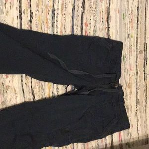 low rise cargo pants